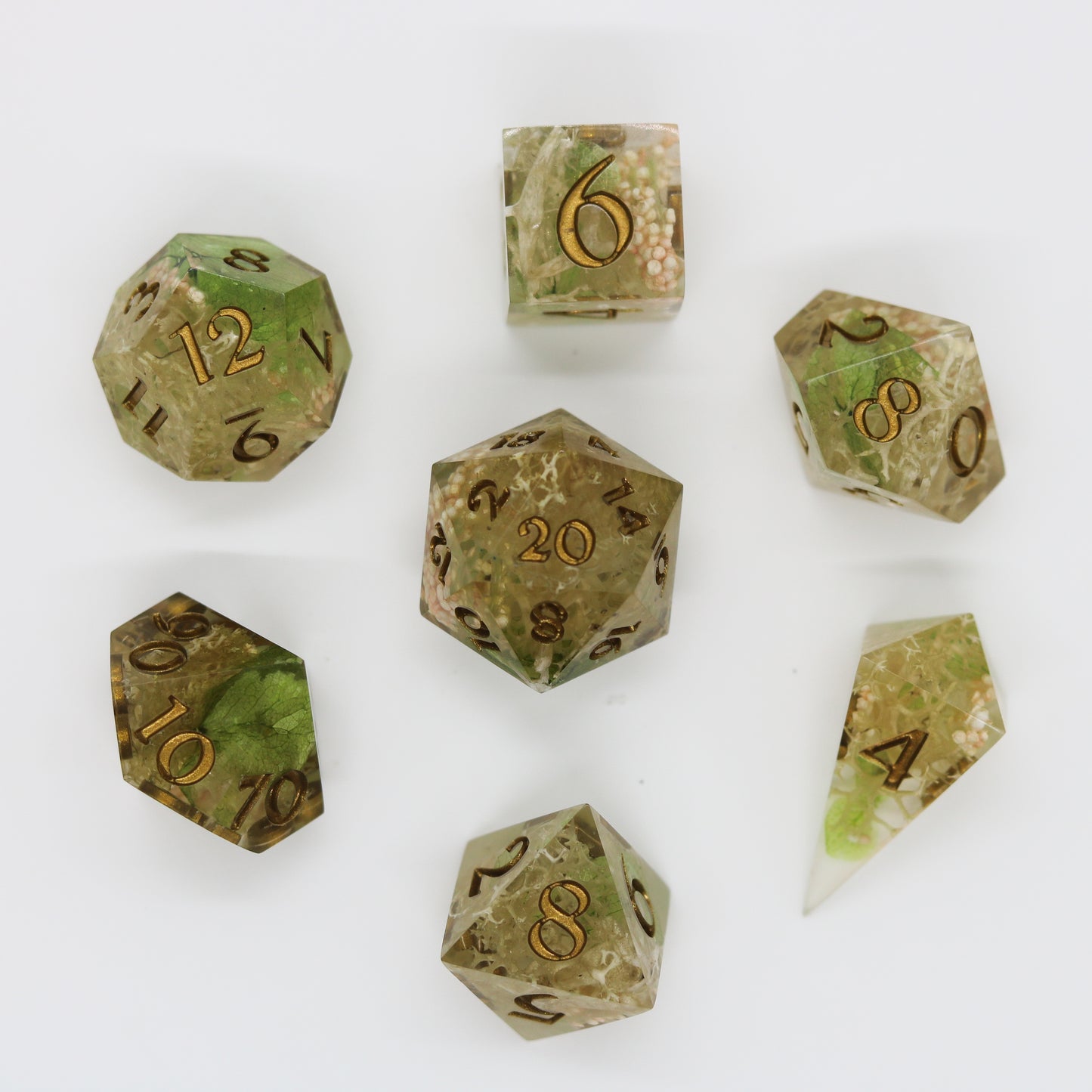 Spring Moss 7-Piece RPG Set