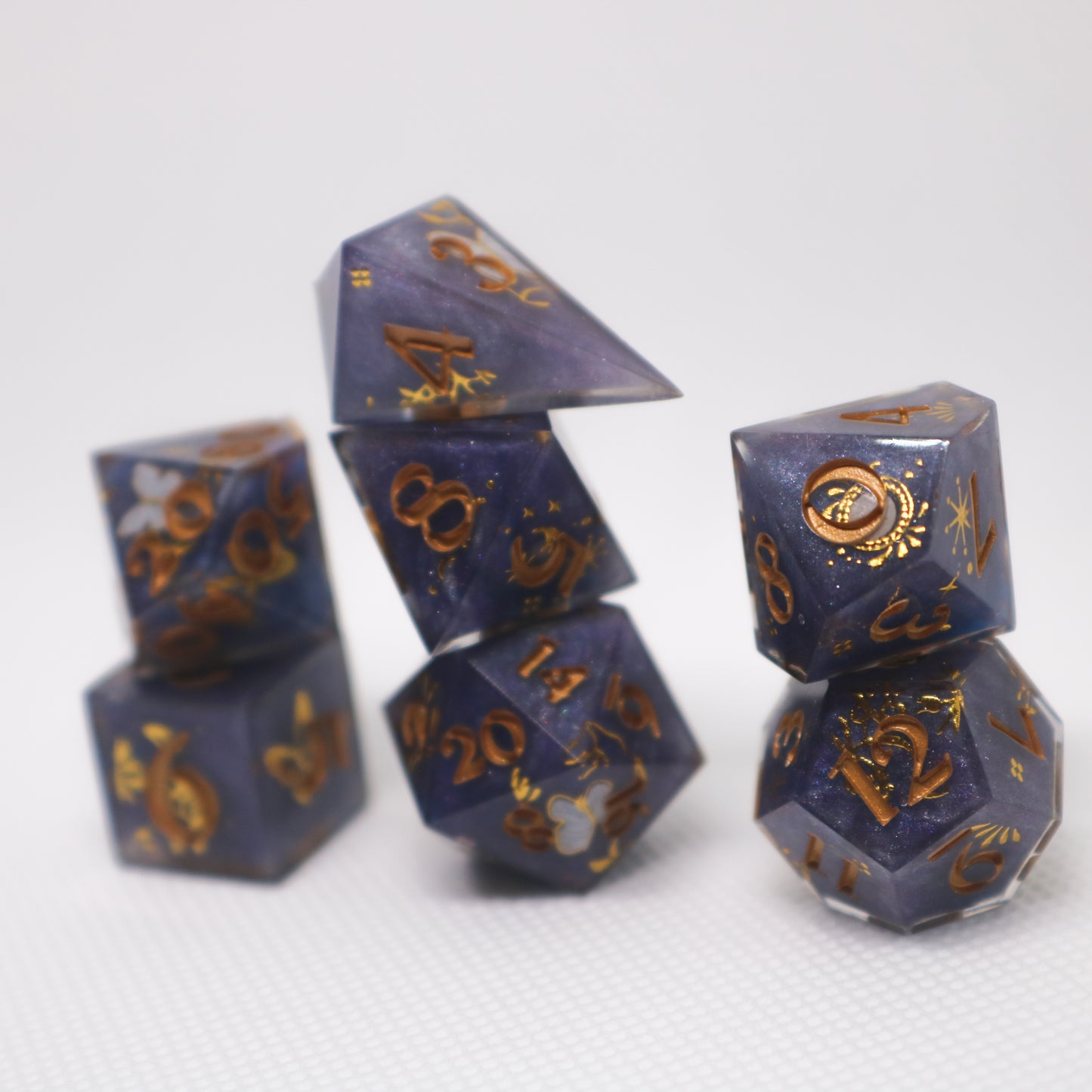 Purple Emperor 7-Piece RPG Set
