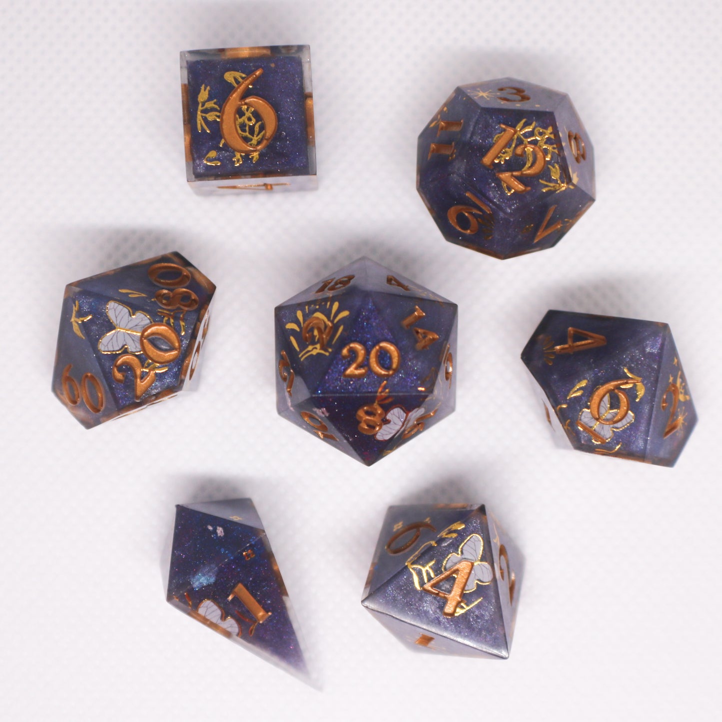 Purple Emperor 7-Piece RPG Set