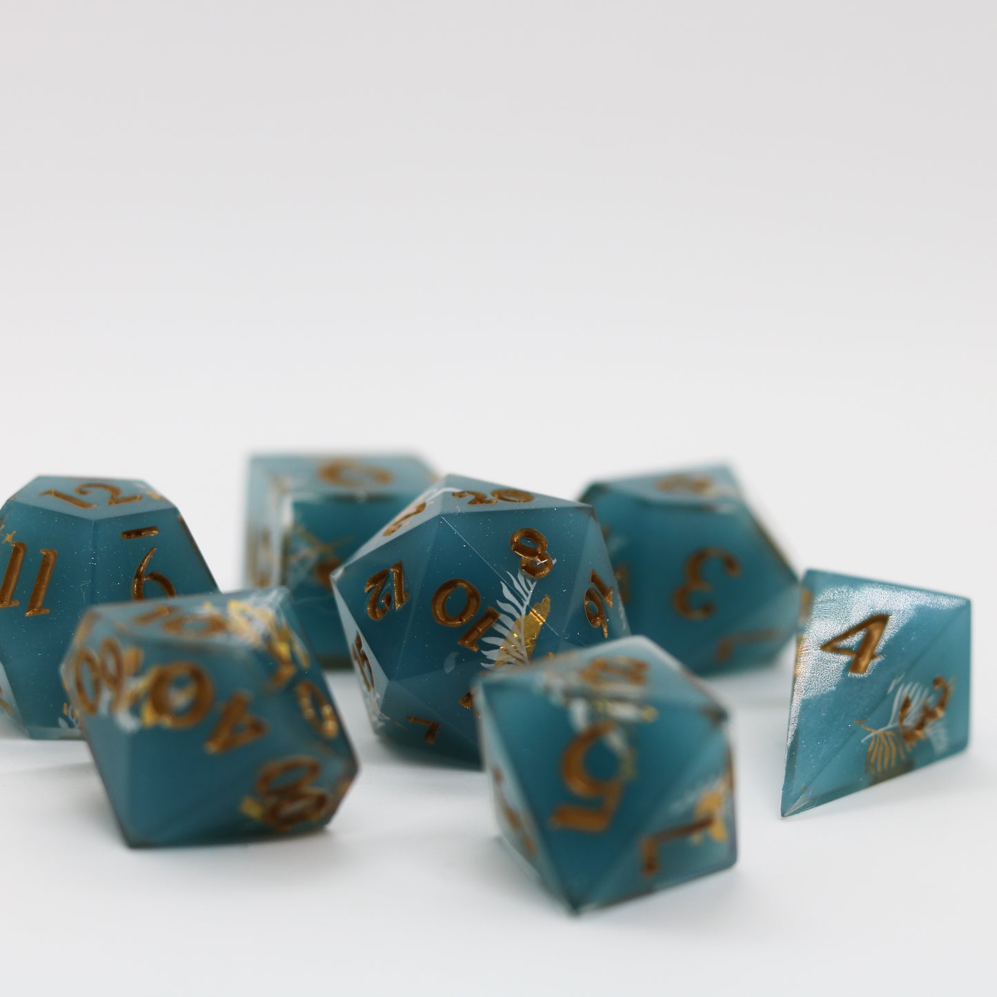 Tealwood Treasures Epoxy Resin Dice Set