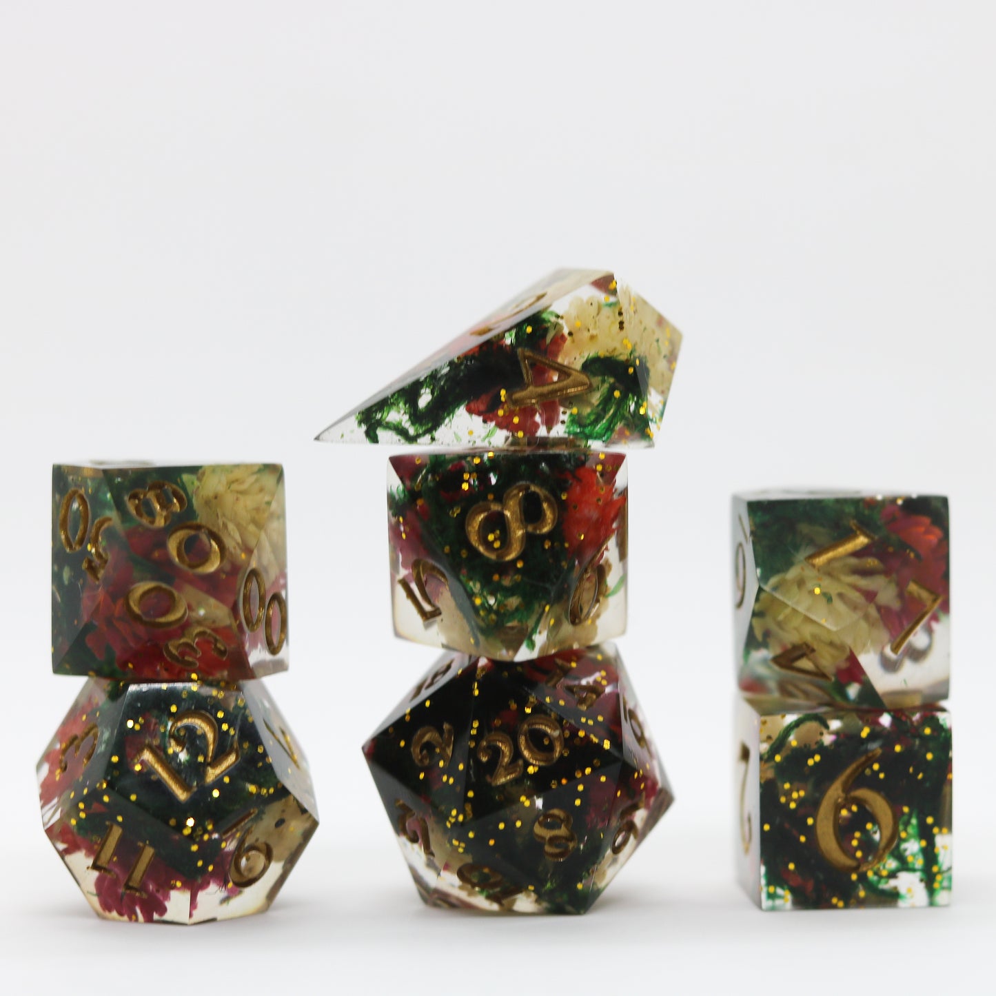 Autumn Frenzy Epoxy Resin Dice