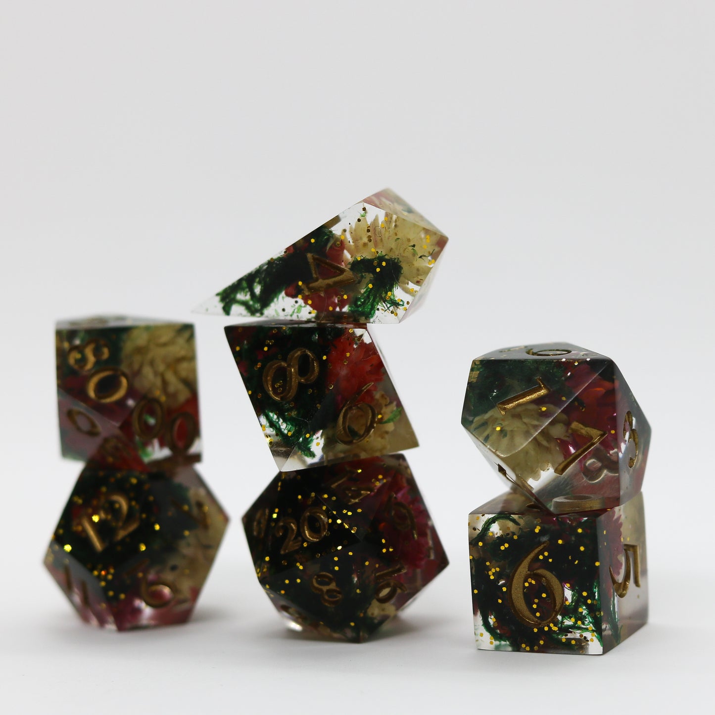 Autumn Frenzy Epoxy Resin Dice