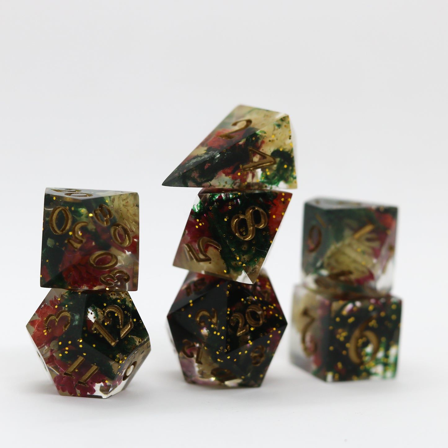 Autumn Frenzy Epoxy Resin Dice