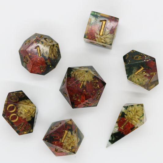 Autumn Frenzy Epoxy Resin Dice