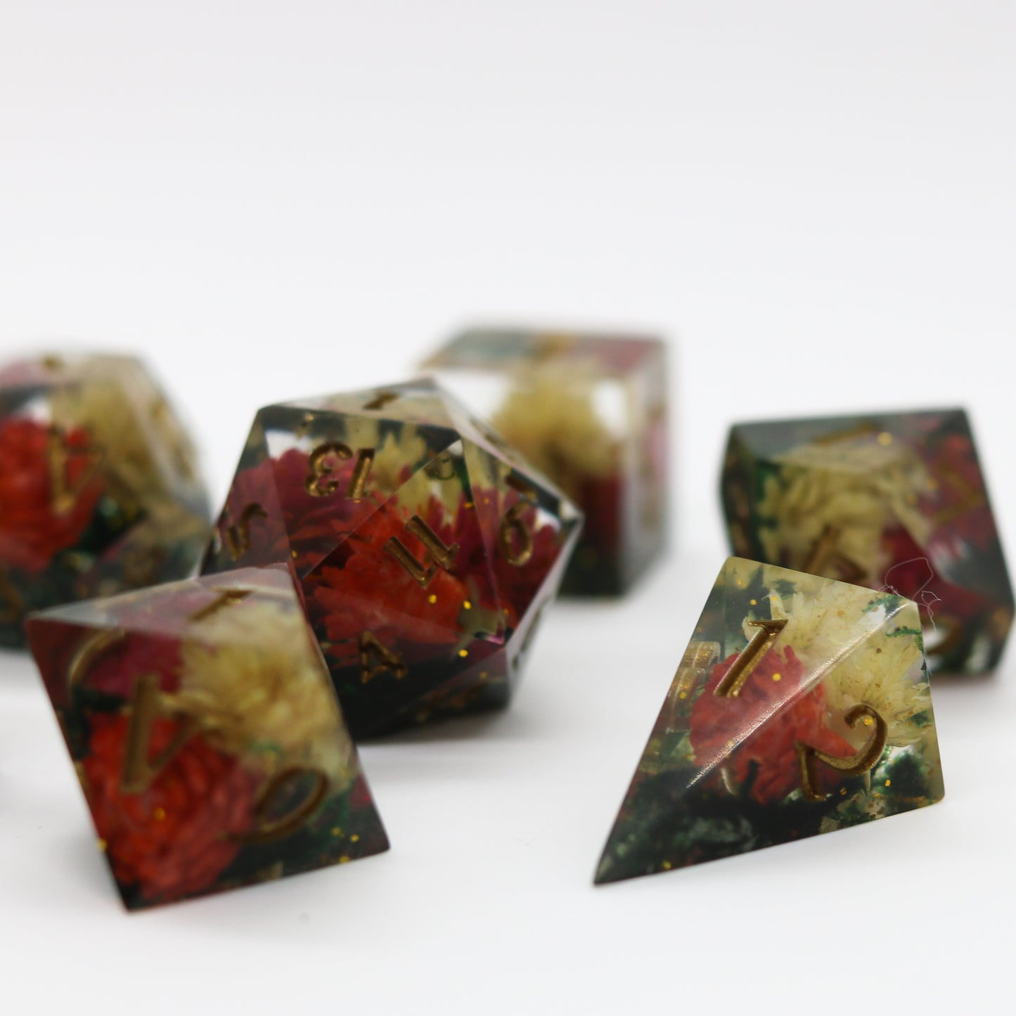 Autumn Frenzy Epoxy Resin Dice