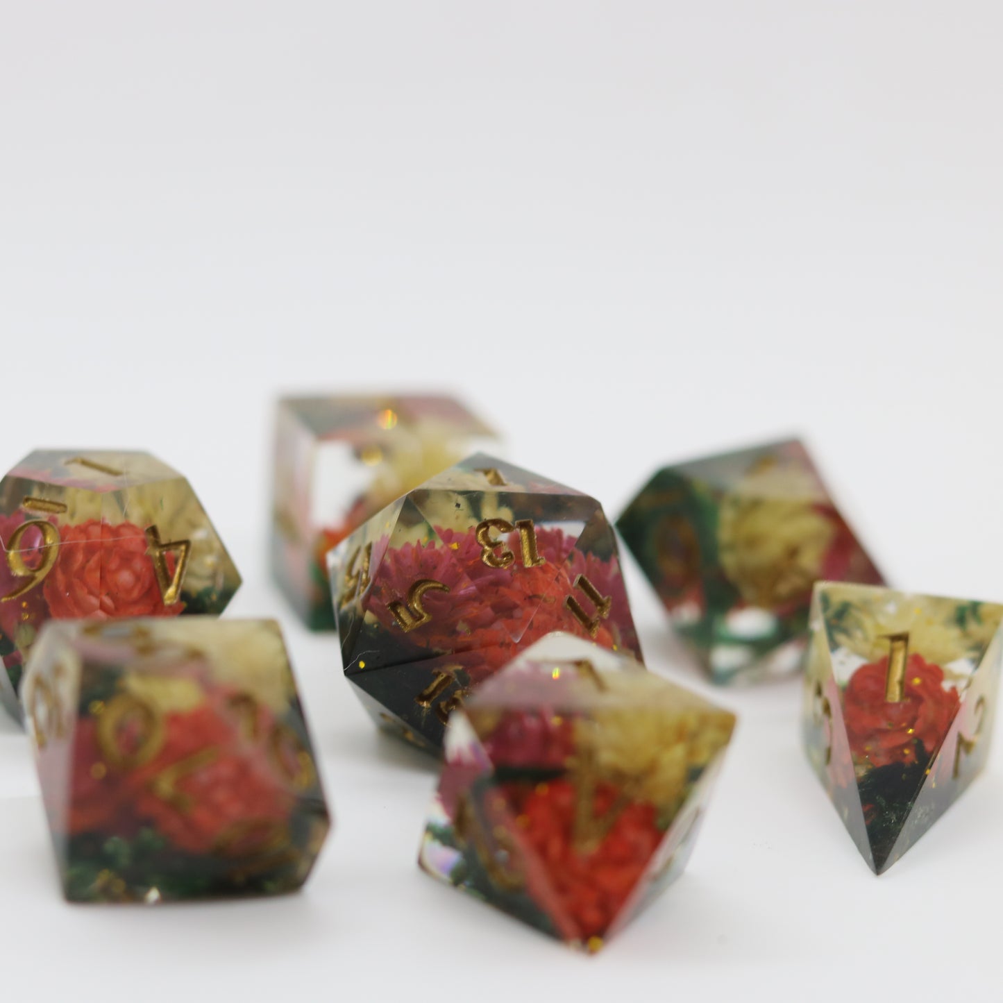 Autumn Frenzy Epoxy Resin Dice