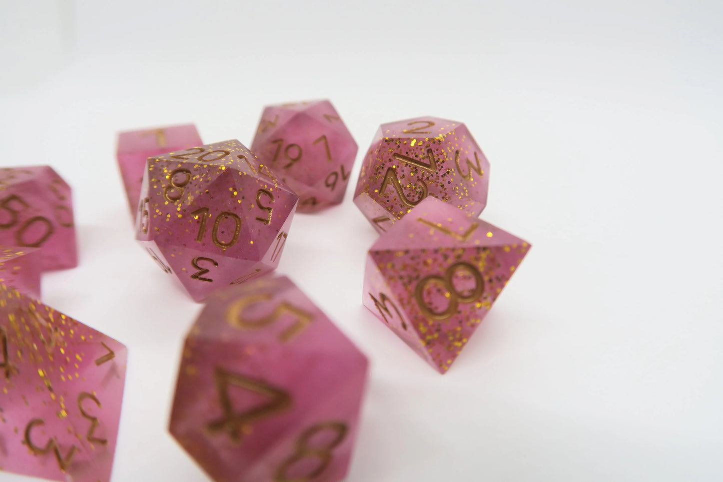 Stardust Epoxy Resin Dice (Old Design)