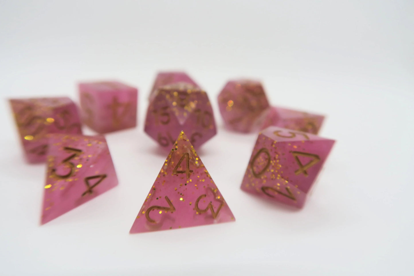 Stardust Epoxy Resin Dice (Old Design)