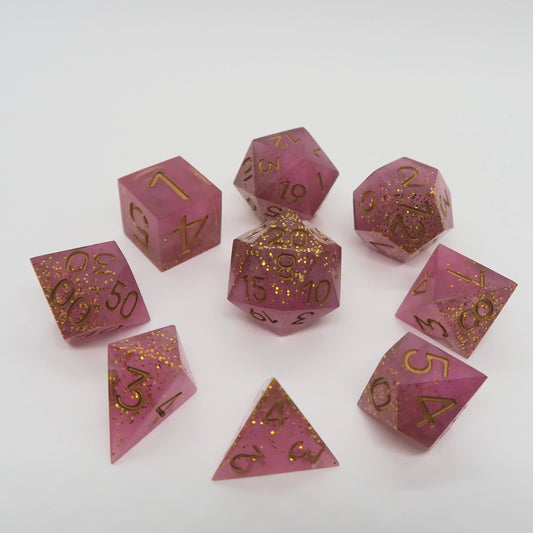 Stardust Epoxy Resin Dice (Old Design)