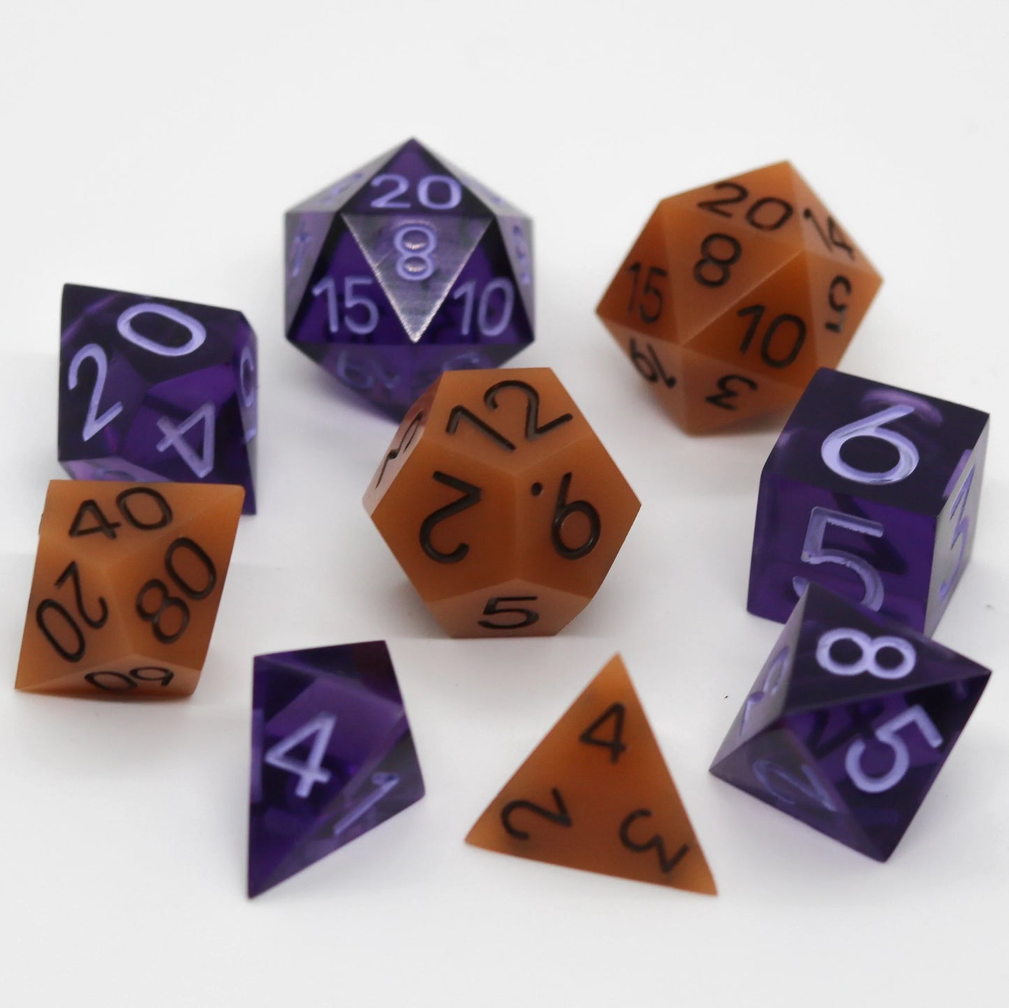 School Lunch Epoxy Resin Dice (Old Design)