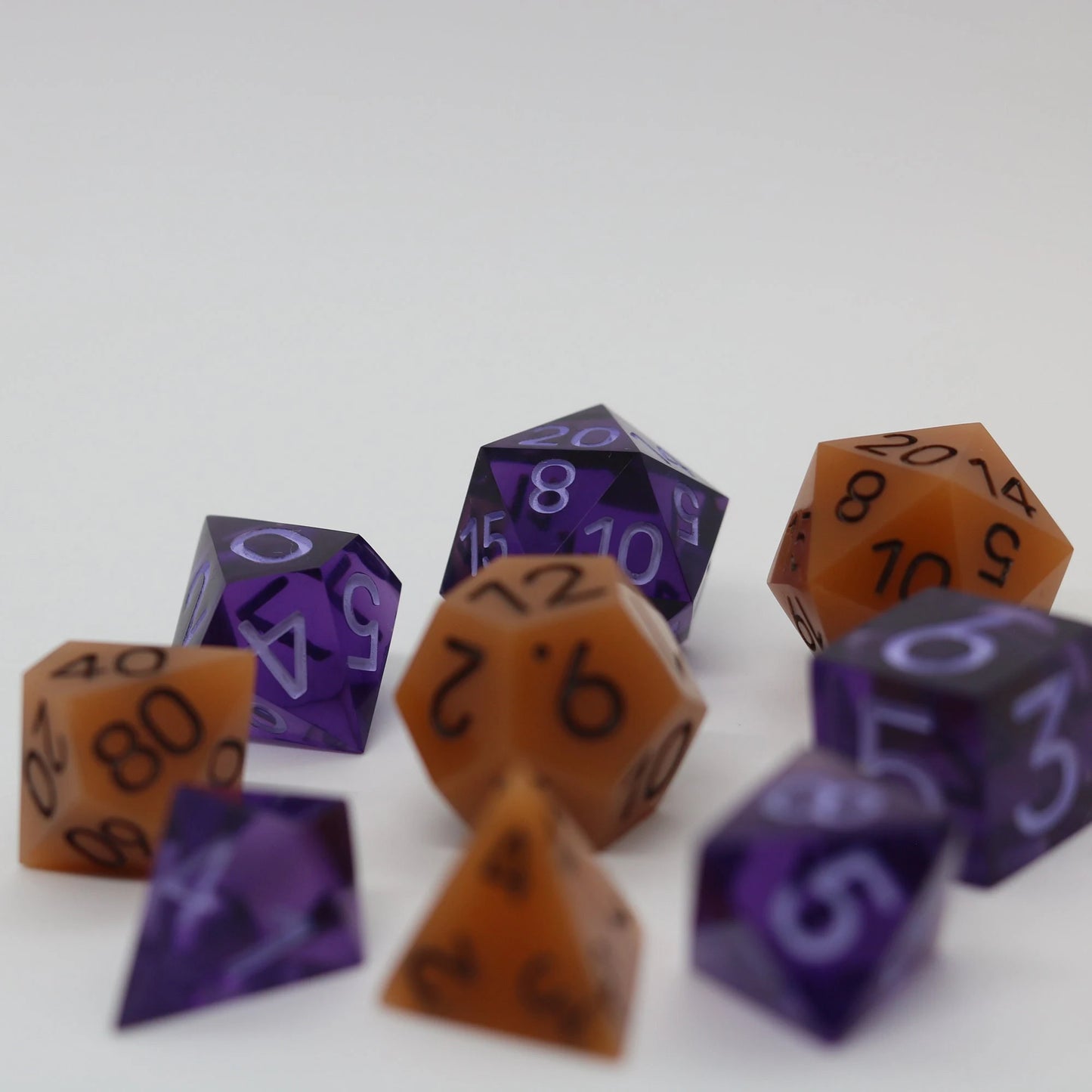 School Lunch Epoxy Resin Dice (Old Design)